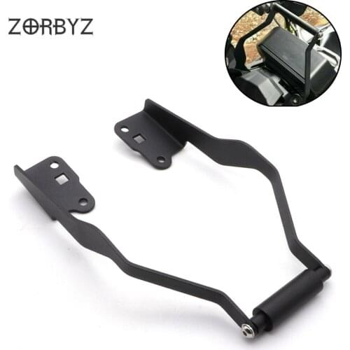 ZORBYZ 20mm Black Navigation Stand Holder Phone Mobile Phone GPS Plate Bracket Stand Holder For BMW F750GS F850GS 2018 2019