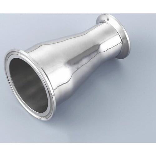 25mm 1" to 19mm 3/4" Pipe OD 1.5" Tri Clamp Reducer SUS 316L Stainless Sanitary Pipe Fitting Homebrew