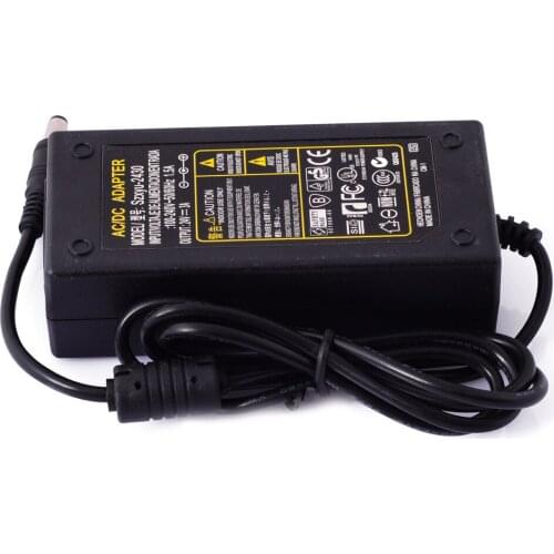 50pcs AC100V-240V Converter Adapter to DC24V 3A Plastic cover Power Supply Transformer for 5050 3528 LED Strip Light with plug