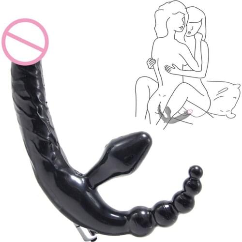 Strapon Dildo Vibrator Sex Toys for Adult Couple Realistic Faloimitator Anal Beads Butt Plug Vibrator For Women Lesbian Sex Shop