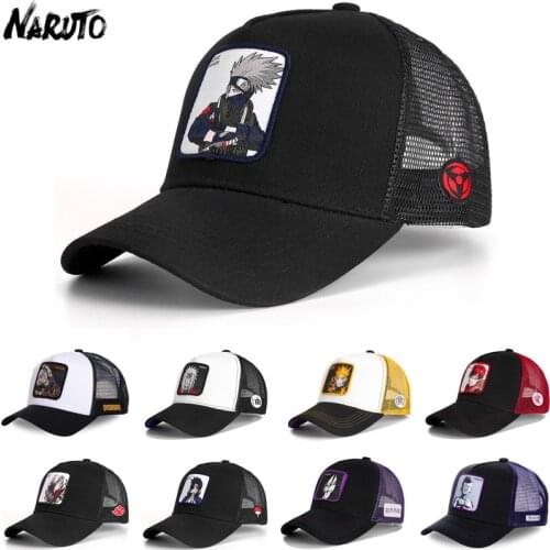 New Brand DRAGON BALL NARUTO HATAKE KAKASHI All Styles Snapback Cotton Baseball Cap Men Women Hip Hop Dad Mesh Hat Trucker Hat