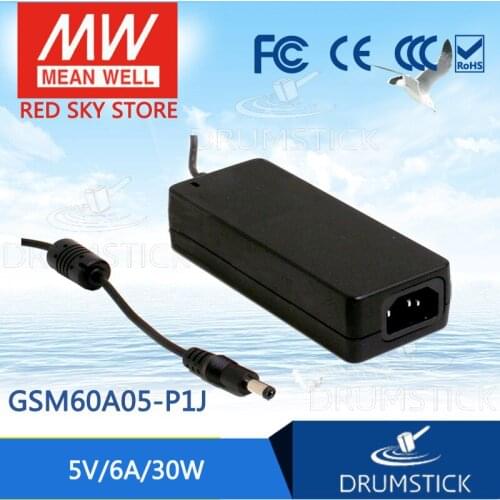 Prosperity MEAN WELL GSM60A05-P1J 5V 6A meanwell GSM60A 5V 30W AC-DC High Reliability Medical Adaptor