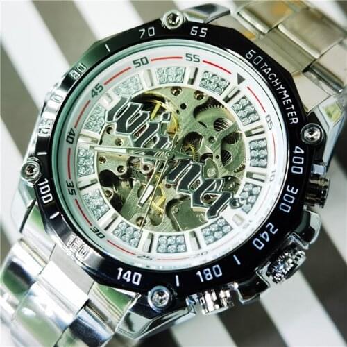 Winner Hot Sale Luxury Brand Luminous Automatic Mechanical Watches For Men Skeleton Military Montre Man Watch Relojes Hombre