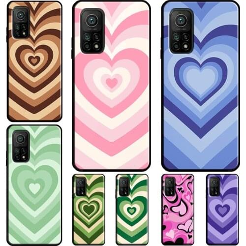 Latte Love Heart Coffee Brown Green Cover For POCO X3 Pro F3 M3 Case For Xiaomi Mi 11 Ultra Mi Note 10 Lite 9T 10T Pro Cover