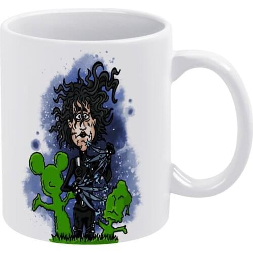 Edward Scissorhands Mug Cheap Mug Colored Porcelain Drinking Cups