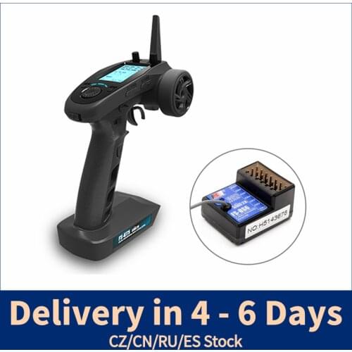 Fast Shipping Original FlySky FS-GT5 2.4G 6CH AFHDS RC Transmitter With FS-BS6 Receiver for RC Car Boat Crawler