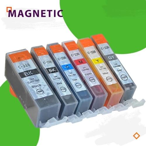 PGI-225 CLI-226 compatible Ink Cartridge PGI225 For Canon PIXMA MG6120 MG6220 MG8220 MG8120 MG8120B printer PGI 225 CLI 226 225