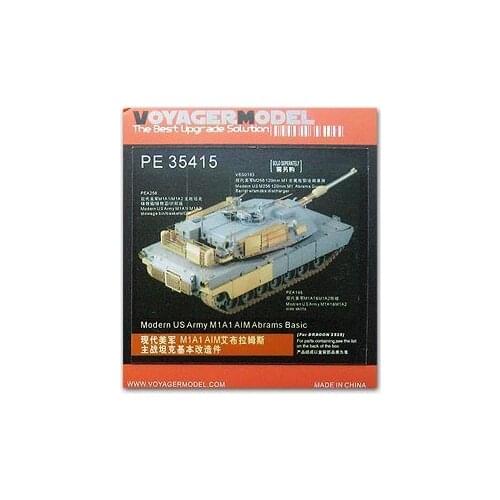 KNL HOBBY Voyager Model PE35415 M1A1AIM & ldquo; Abrams & rdquo; main battle tank upgrade metal etching parts