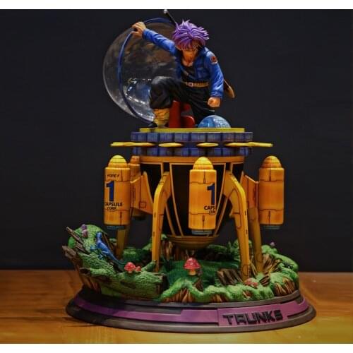 Time Machine Trunksa Hand-Made GK Statue The Second Bomb Of Aircraft Size:45*42*55CM