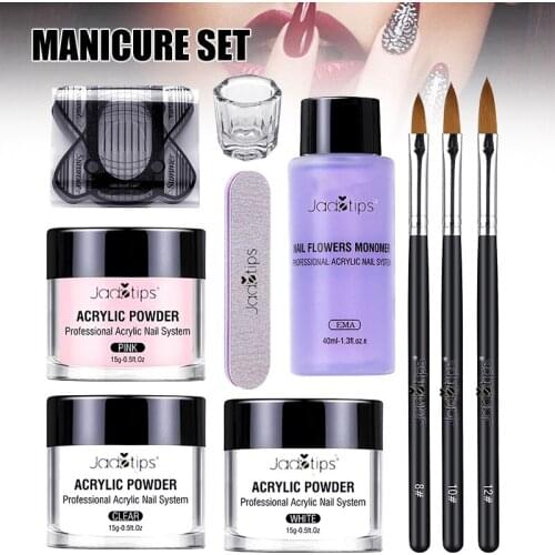 Nail Art Tool Kit Set Nail Sticker DIY Decoration Brush Accessories for Women Lady TN