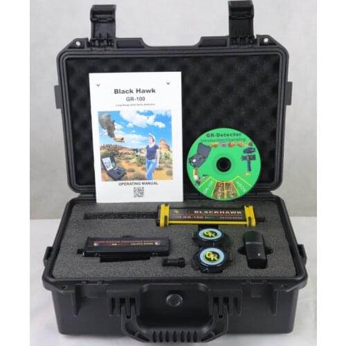 Newest GR-100 Long Range King Detector Series Metal Detector Gold Diamond Silver Treasure Detector Finder 30m Detecting Depth