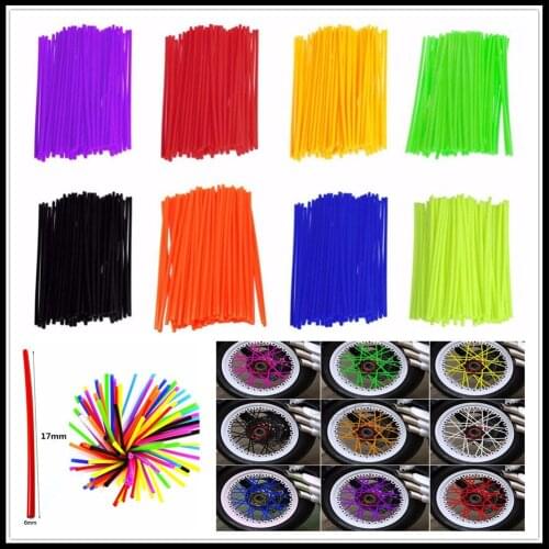 New Motorcycle Wheel Rim Spoke Skin Cover Wrap Tube for yamaha kawasaki suzuki ktm honda bmw