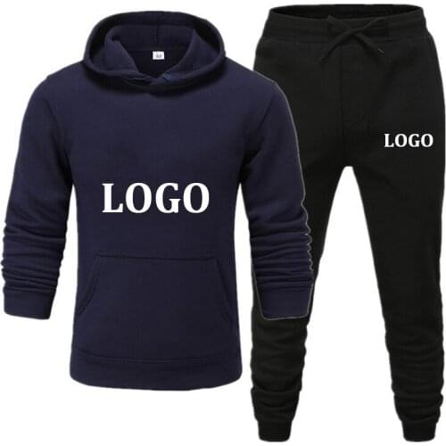 2021Autumn Winter Custom Logo Text Men and Women Tracksuit Jogging Sportswear Set Fahion Printed Women Hoodies Pants Suit