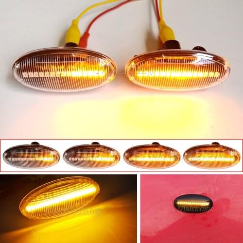 Dynamic Indicator Sequential Lamp Blinker For Mazda 2 2003-2014 For Mazda 3 5 6 BT-50 MPV Side Marker LED Turn Signal Light