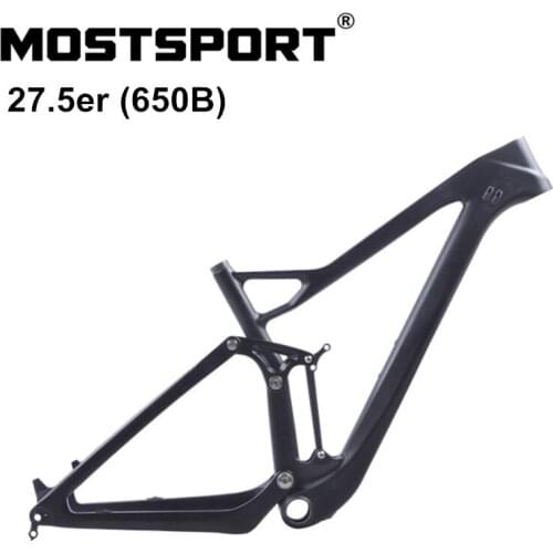 MOSTSPORT 27.5er Plus 650B MTB Carbon Frame Full Suspension Disc Brake Boost System XC Carbon Mountain Bike Frame