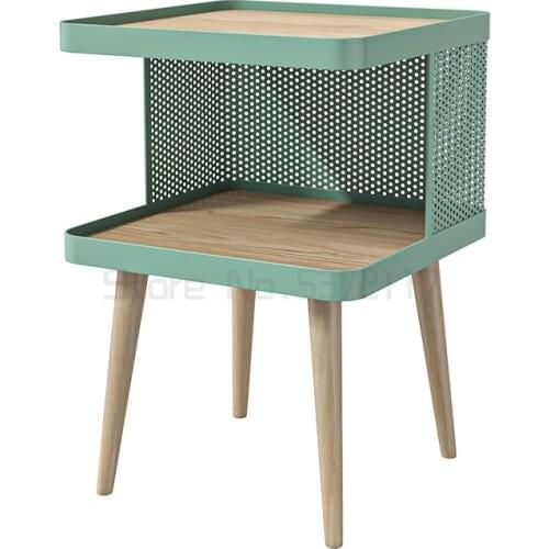 Nordic small bedside cabinet simple modern storage cabinet simple bedroom bedside cabinet shelf