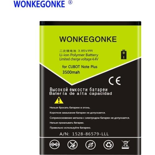 WONKEGONKE for CUBOT Note plus 5.2 Inch Replacement Mobile Phone Batteries Bateria