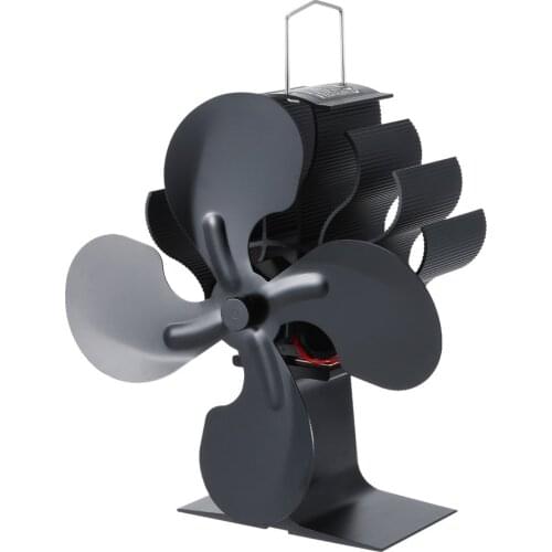 Fireplace Fan Wood Burning Real Hot Power Fireplace Small Fan Energy Saving Thermal Power Fireplace Fan Stove Fan