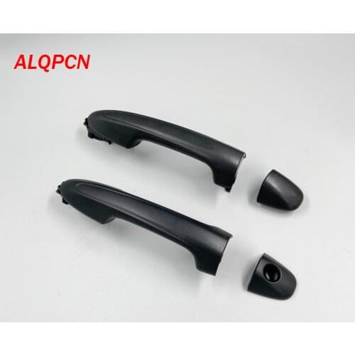 Door outer handle black with cap for toyota pickup hilux Revo 2015-2018