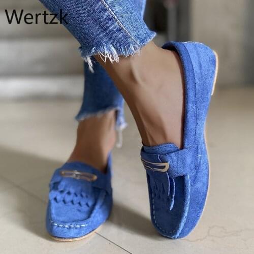 Женские мокасины Wertzk China At AliExpress
