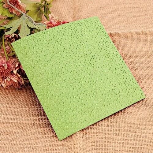 15x15 Ink Dot Embossing Folders Plastic Halloween Scrapbooking DIY Template Fondant Cake Photo Album Christmas Card Making