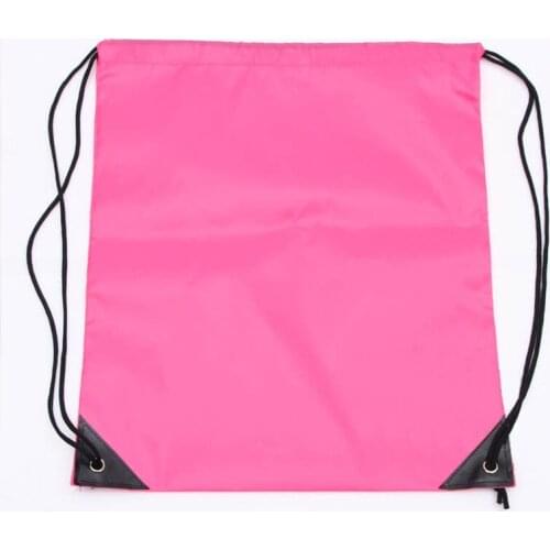 2021 WholeSale Sports Portable Bag Nylon Drawstring Bags Belt Backpack Gym Drawstring Shoes Bag Backpacks
