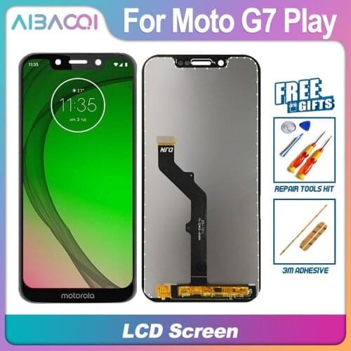 AiBaoQi Brand New 5.7 Inch Touch Screen+1512x720 LCD Display Assembly Replacement For Motorola Moto G7 Play Phone