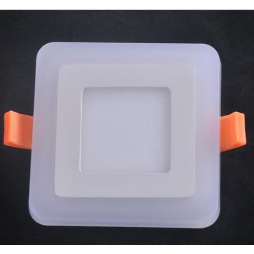 6W 9W 16W 24W Acrylic LED Panel Downlight 3 Model Square Panel light Warm Cold White Blue Ceiling Recessed Lamp Indoor Light