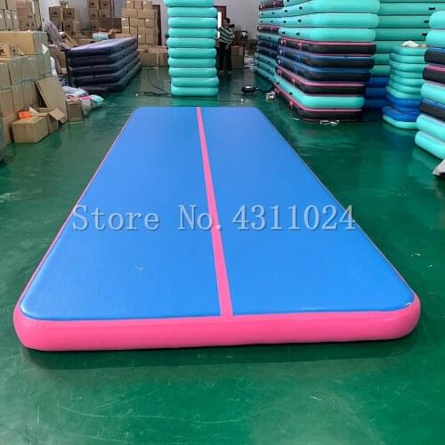 Free Shipping 8x2x0.2m Pink Inflatable Air Track Inflatable Tumble Track Inflatable AirTrack For Sale