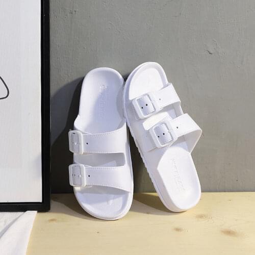 2021 New Summer Net Celebrity Same Sports Ins Tide Student Sandals and Slippers Female Outer Wear Fashion Ladies Thick Bottom