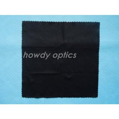 Free Shipping! Black microfiber cleaning cloth 20x20cm eyewear cleaning cloth lens cloth