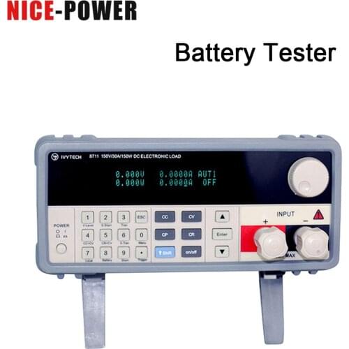 Digital Capacity Battery Tester 150V 30A 60A Voltmeter Adjustable Constant Current Electronic Load Discharge Capacity Tester