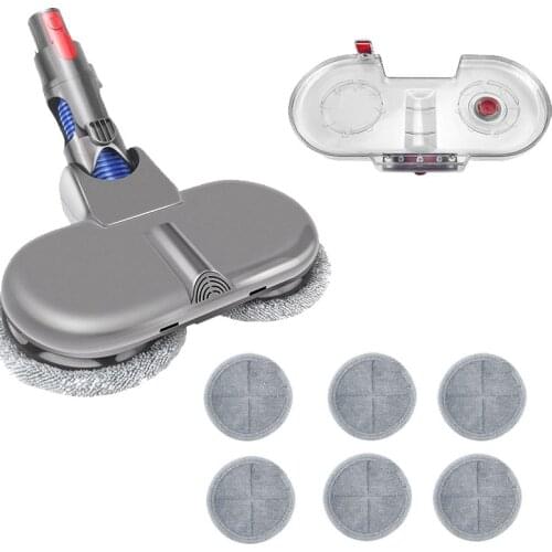Electric Cleaning Mop Head for Dyson V7 V8 V10 V11 Wireless Vacuum Cleaner Cleaning Head and Mopping, Hardwood Floor