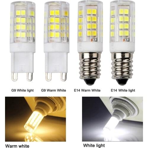 Mini Energy-saving AC220V G9/E14 2835SMD 51/52LEDs Corn Light Lamps Bulb super bright Chandelier Spotlight For Home Decoration