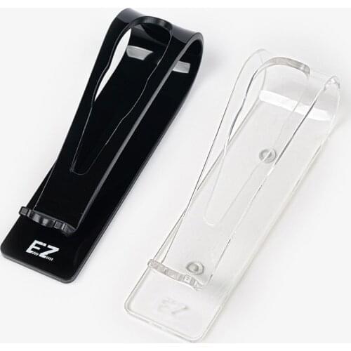 EZ Tattoo Care Supplies Tattoo Machine Holder 1 Pcs Tattoo Cartridge Pen Tray for Hawk and other Pen Machine Black & Clear Color
