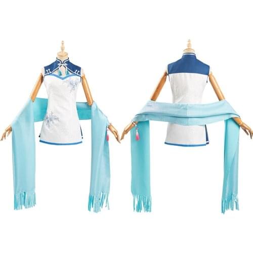 Anime Bilibili 33 Niang Cosplay Costumes Women Cheongsam Dress Outfits Halloween Carnival Suit Women Girl Dress