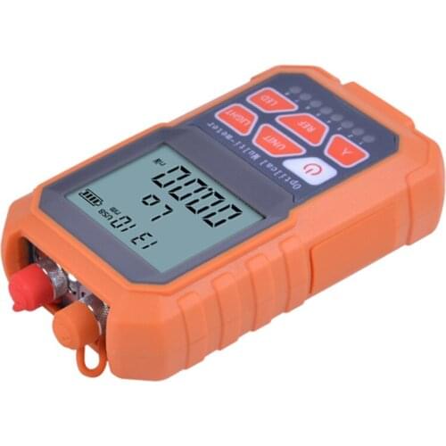 Multifunctional mini optical power meter red light pen integrated machine network tester 10 km rechargeable lithium battery