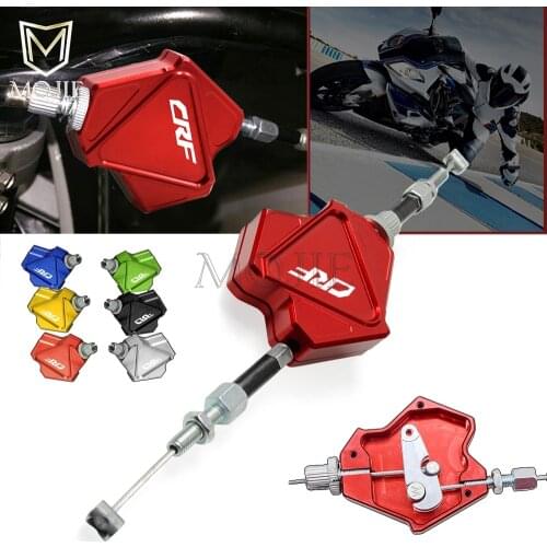 Motorcycle CNC Aluminum Stunt Clutch Lever Easy Pull Cable System For HONDA CRF 150 230 250 450 1000 R RX X F L M RALLY L