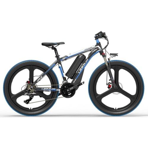 MX3.8 Elite 26 Inch Mountain Bike 48V 15Ah Powerful Battery, 7 Speed E-bike, Power Assist Bicycle, Front & Rear Disc Brake