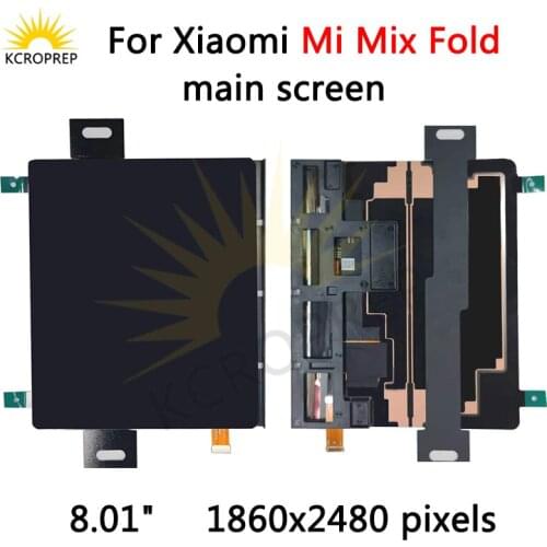 Original AMOLED For Xiaomi Mi Mix Fold LCD Display Touch Panel Digitizer For Xiaomi Mi Mix Fold LCD Mix Fold Secondary Screen