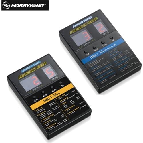 Original Hobbywing RC Car Program Card LED Program Box 2C Programm Card For XERUN / Flyfun Series Car Brushless ESC