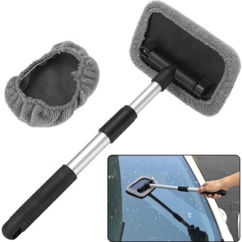 Window Tool Brush Cleaning Car Wiper Cleaner Glass Auto Car Accessories Car Windshield Clean Telescopic Rod Cleanning Brush