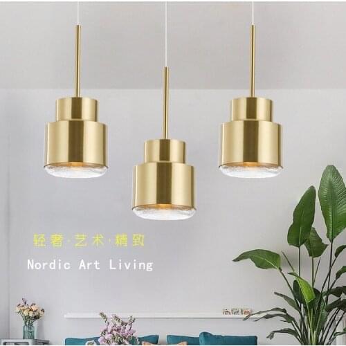 Nordic led stone chandelier pendant light hanging lamp commercial lighting pendant lamp dining room bedroom living room