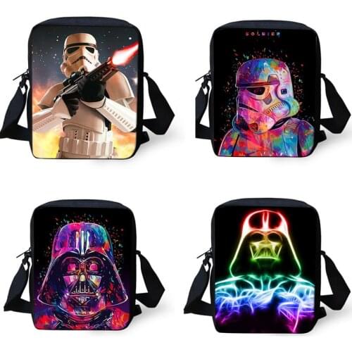 Disney Cartoon Baby Yoda Shoulder Bags Cute Anime The Mandalorian Messenger Bag Childrens Shoulder Bags Outdoor Travel Bag