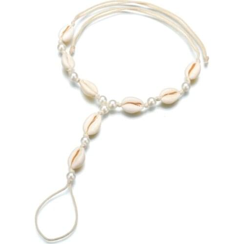 Vintage enkelbandje Bohemian Shell Bracelet Anklets For Women Charm Natural Seashell Ankle Bracelet Leg Foot Anklet Jewelry