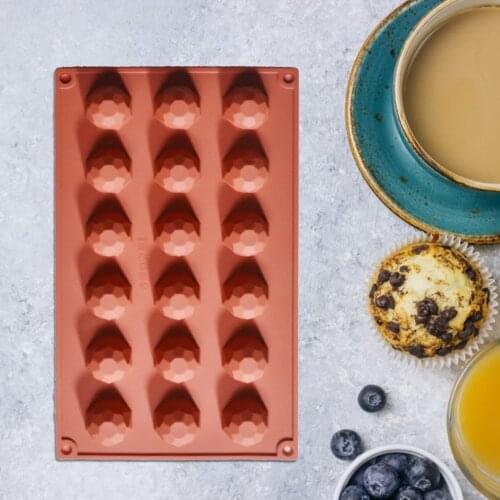 18-grid Pudding Unique DIY Silicone Cake Maker Roller Mold baking Sushi Chocolate Mold Kitchen Dessert Tool Kitchen accessories