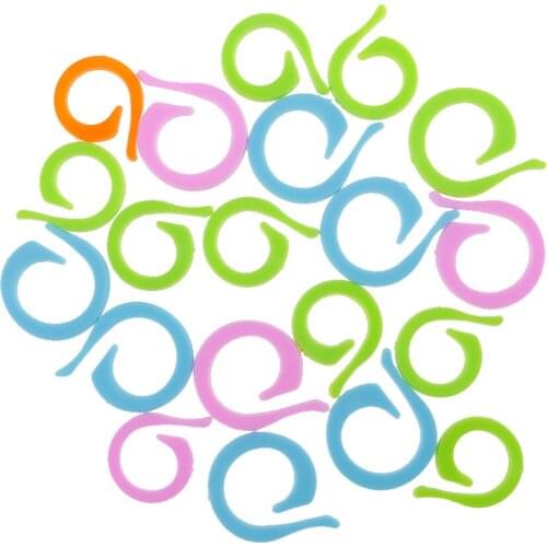 40 Piece Plastic Split Stitch Ring Crochet Knitting Markers Mark Rings Sewing Tools Mark Ring