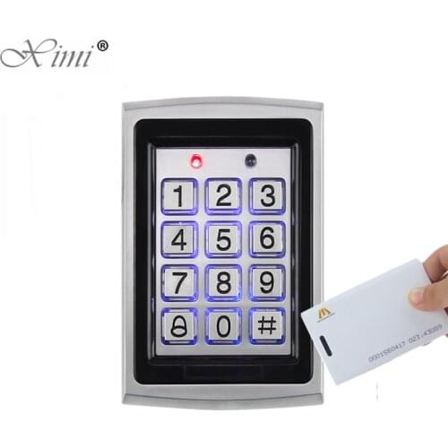 5pcs A Lot DHL Standalone RFID Card Access Control System 1000 Users Door Metal Access Controller ID Card Door Control M01