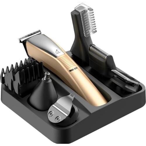 6 in 1 hair trimmer USB rechargeable hair clipper haircut machine beard trimmer nose trimmer electric shaver eyebrow trimmer