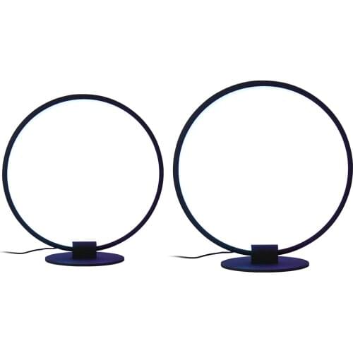 Aluminum LED Table Lamp Nightlight, Color Changing Remote Control Bedside Reading Lighting, Home Office Bedroom Decoration